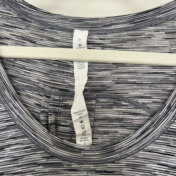 Lululemon Yogi Everyday Long Sleeve 4 Color Spacedye White Black - Picture 5 of 8